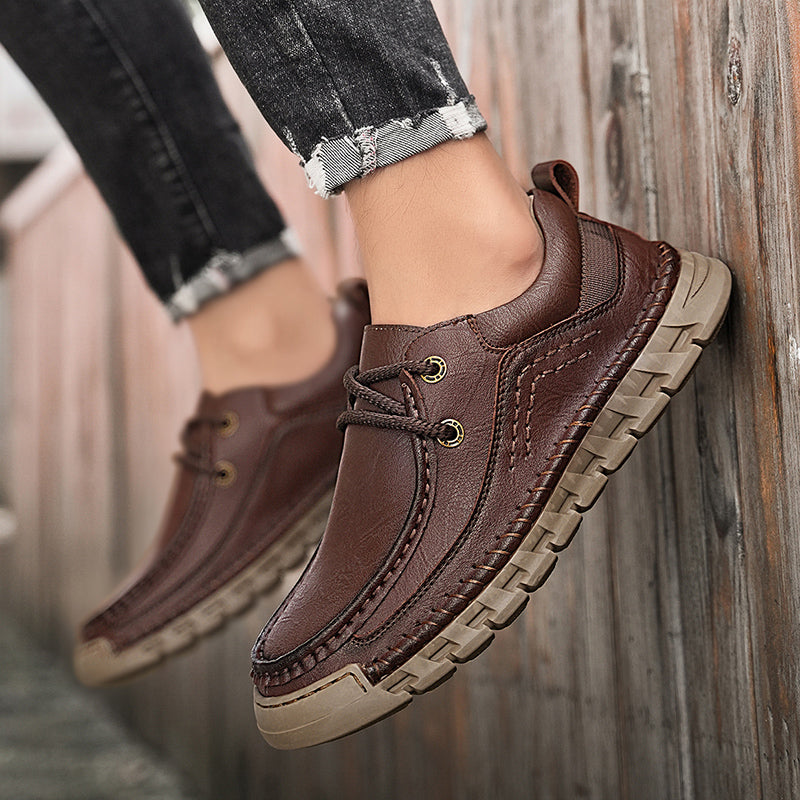 š„Last day of saleš„Men's Casual Comfortable Wear-Resistant Non-Slip Genuine Leather Hand-Sewn Futian Shoes