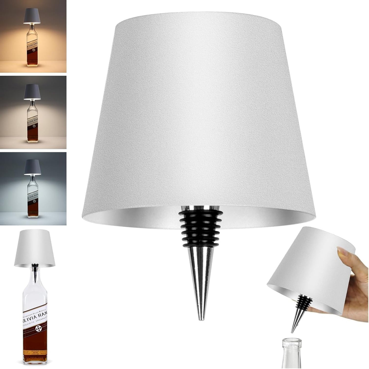 Last Day Promotion!🔥Wireless Bottle Lamp - RGB Mode/ 3 Color Mode