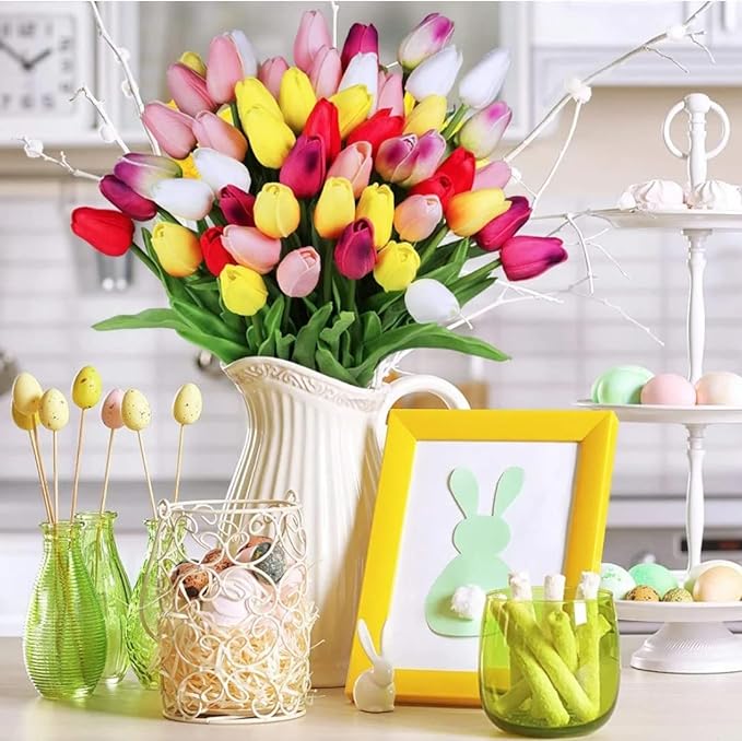 ✨$6.99 On Sale Today Only💥-UV Resistant Lifelike Artificial Tulips Flowers💐