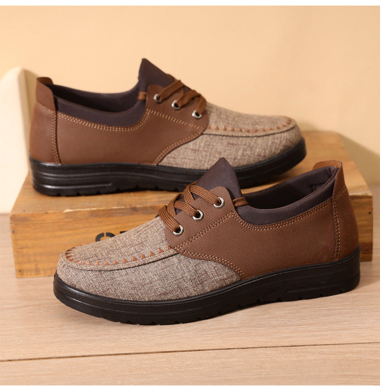 Men's Breathable Lightweight Lace Up Loafers Walking Shoes (Limited 50%off)