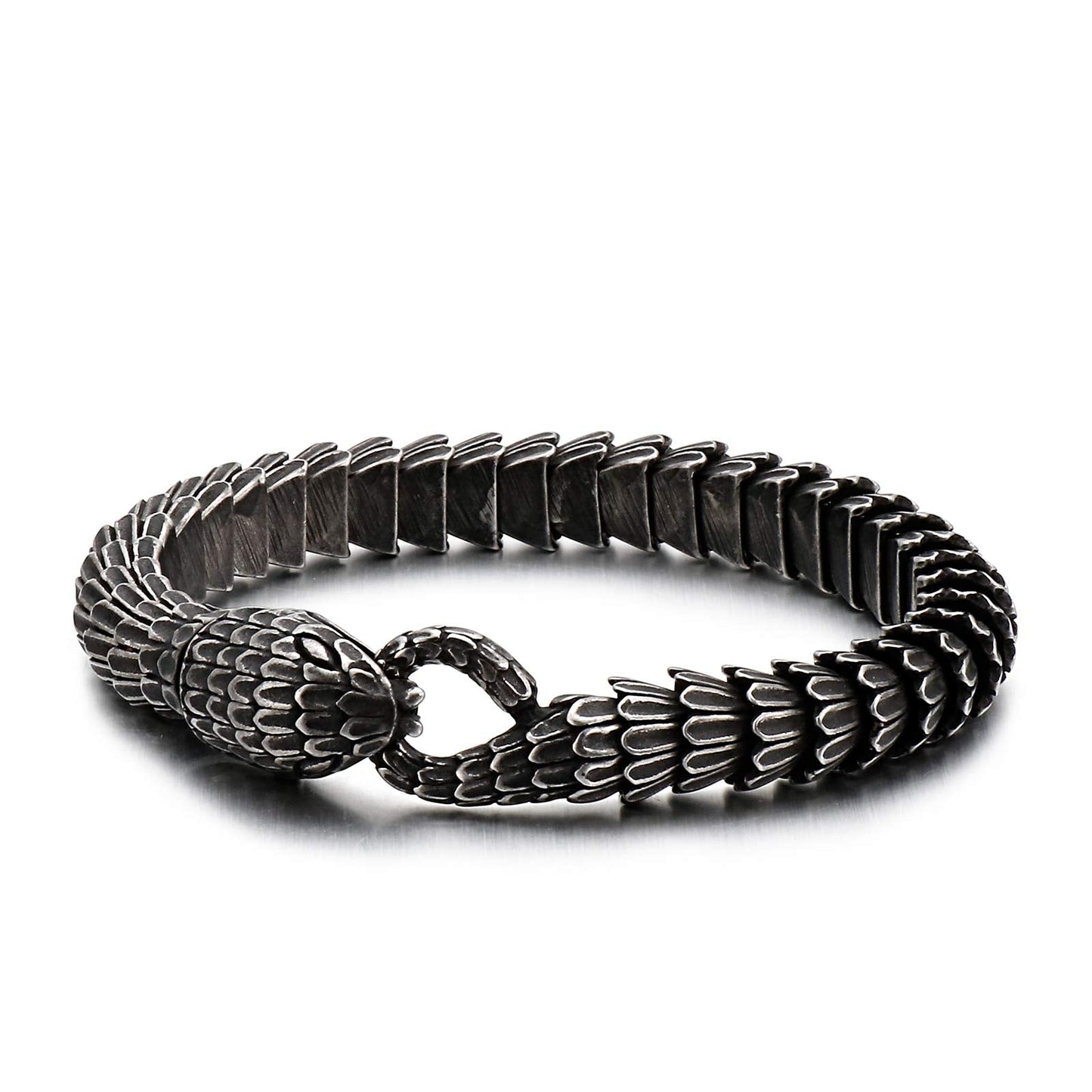 💸The Key to Limitless Wealth - Shadow Scale Eagle Head Bracelet🦅