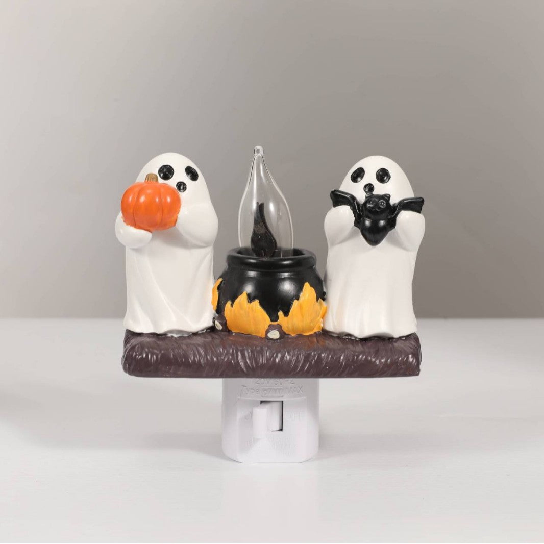 🎃Spooky and Cute Bonfire Ghost Night Light👻🔥