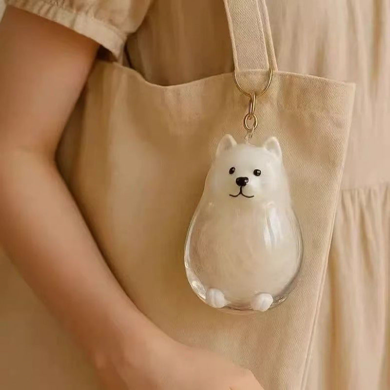 🏆 50K+ SOLD! – Almost Gone🔥Pet Hair Collector Keychain Charm Memorial Storage Box🔥
