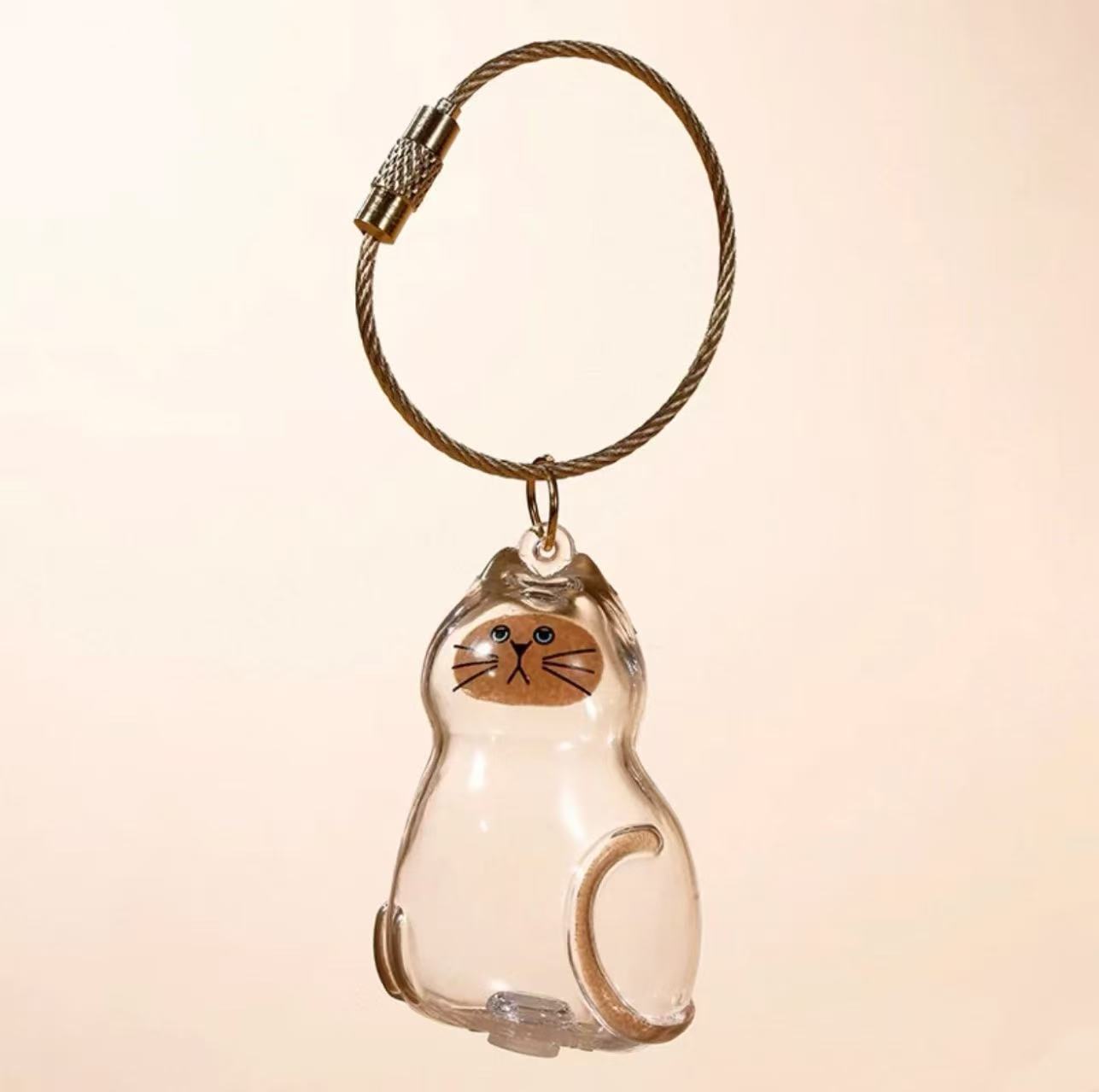 🏆 50K+ SOLD! – Almost Gone🔥Pet Hair Collector Keychain Charm Memorial Storage Box🔥