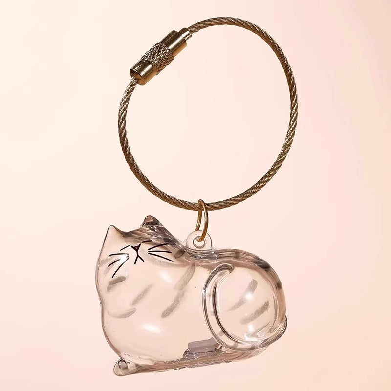 🏆 50K+ SOLD! – Almost Gone🔥Pet Hair Collector Keychain Charm Memorial Storage Box🔥