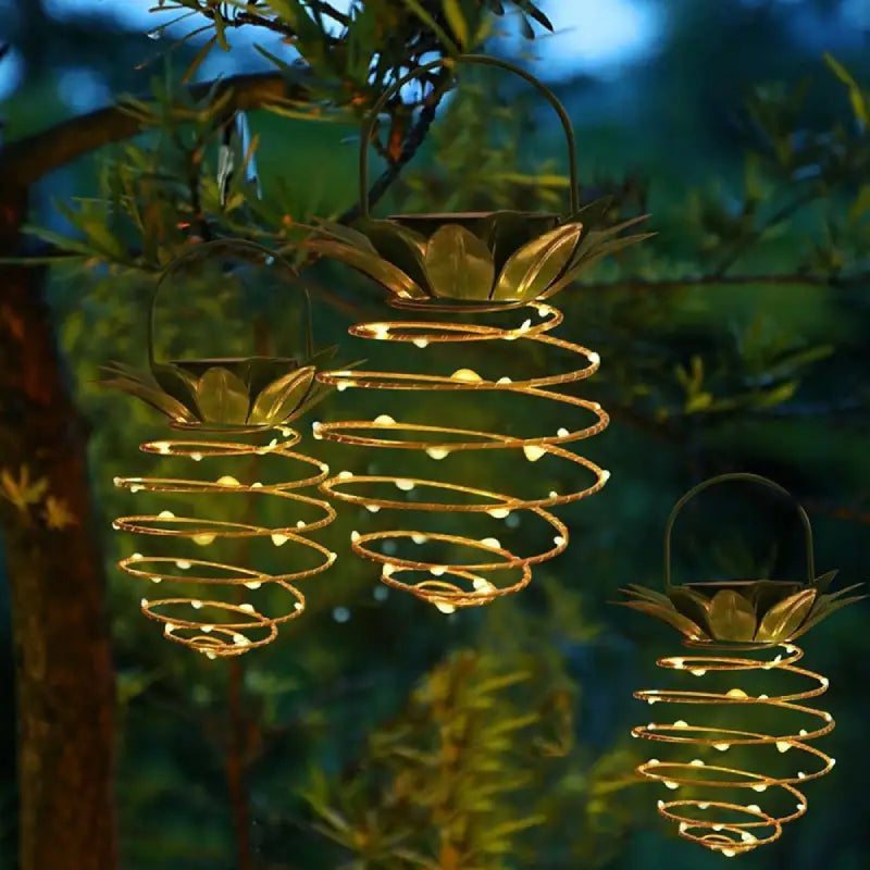 🔥Hot Sale-48% OFF🔥 Outdoor Solar Hanging Pineapple Lights🍍✨
