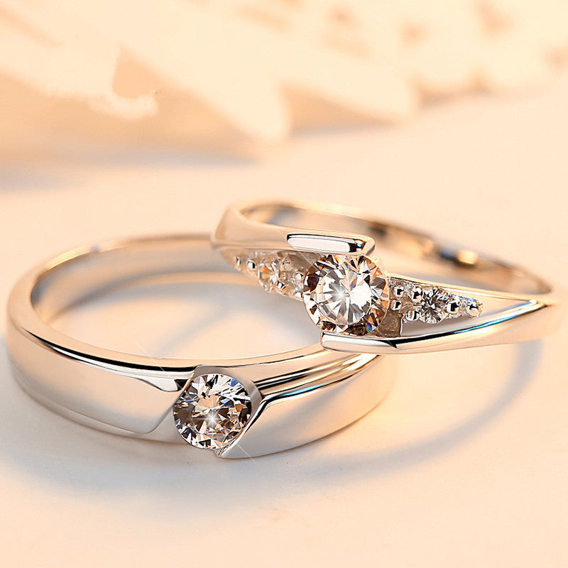 🔥Hot Sale💎Handmade Simple Love Couple Rings💎