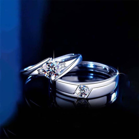 🔥Hot Sale💎Handmade Simple Love Couple Rings💎