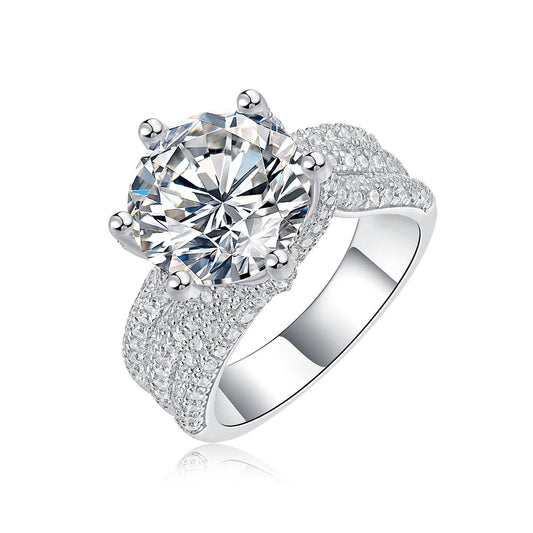 🔥Hot Sale💎S925 Luxury Moissanite Ring🎉