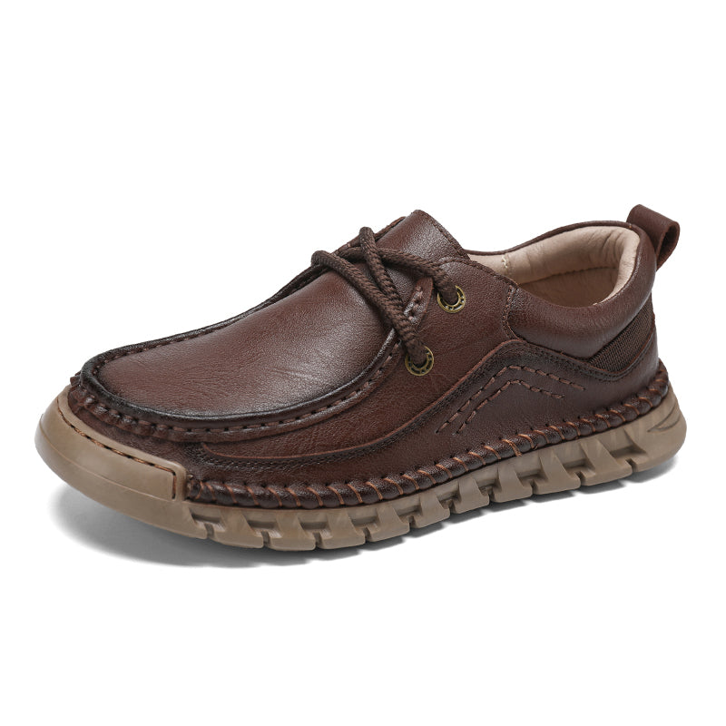 💥Last day of sale💥Men's Casual Comfortable Wear-Resistant Non-Slip Genuine Leather Hand-Sewn Futian Shoes