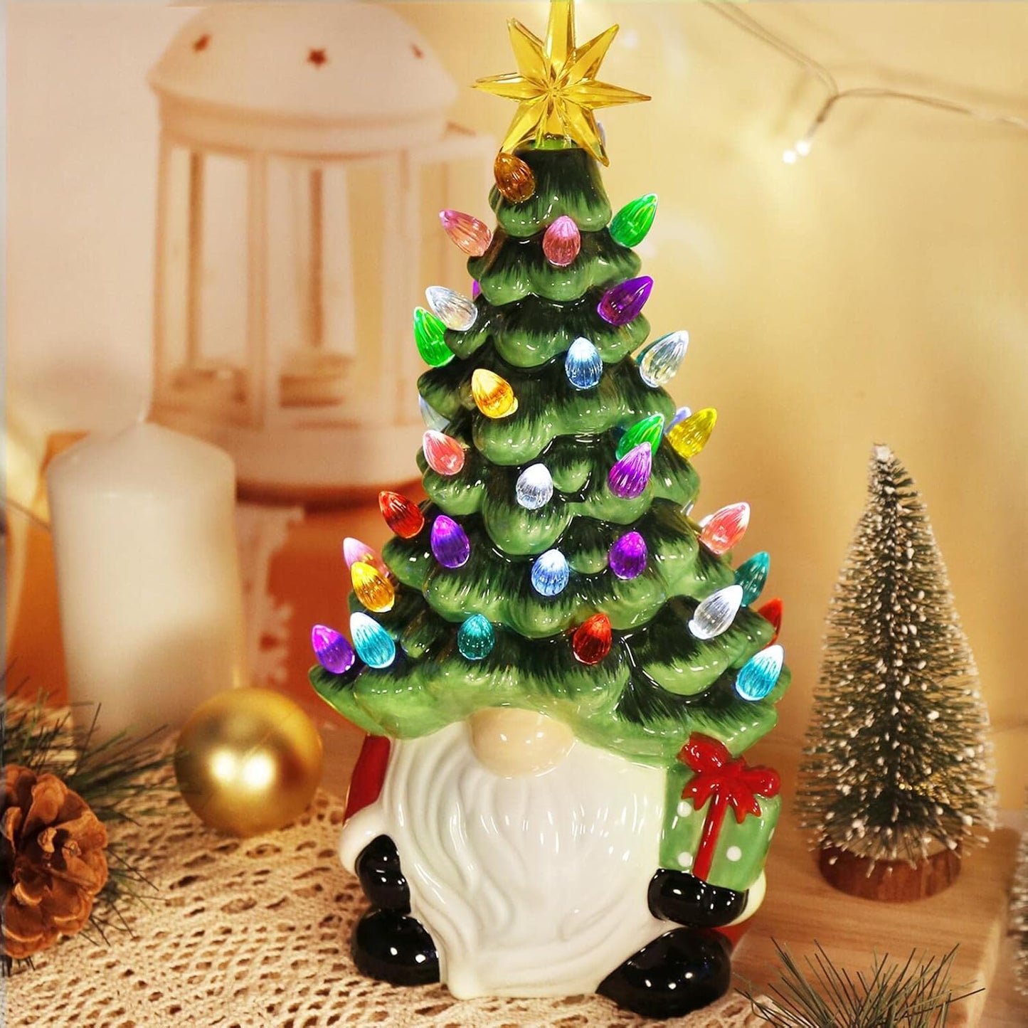 🔥HOT SALE 50% OFF🎄DIY Lighted Gnome Tree - Best Gift For Family