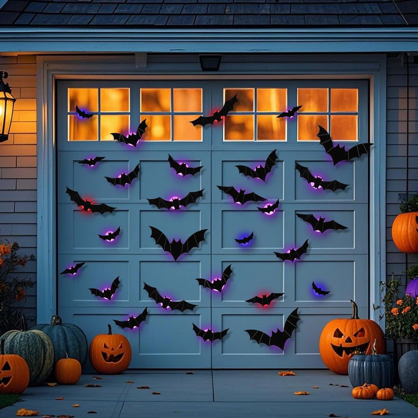 🦇3D Bat Design LED Decoration✨