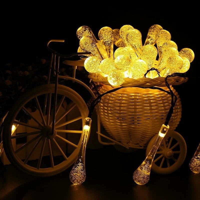 🔥49% OFF🔥Water Drop Solar Lights