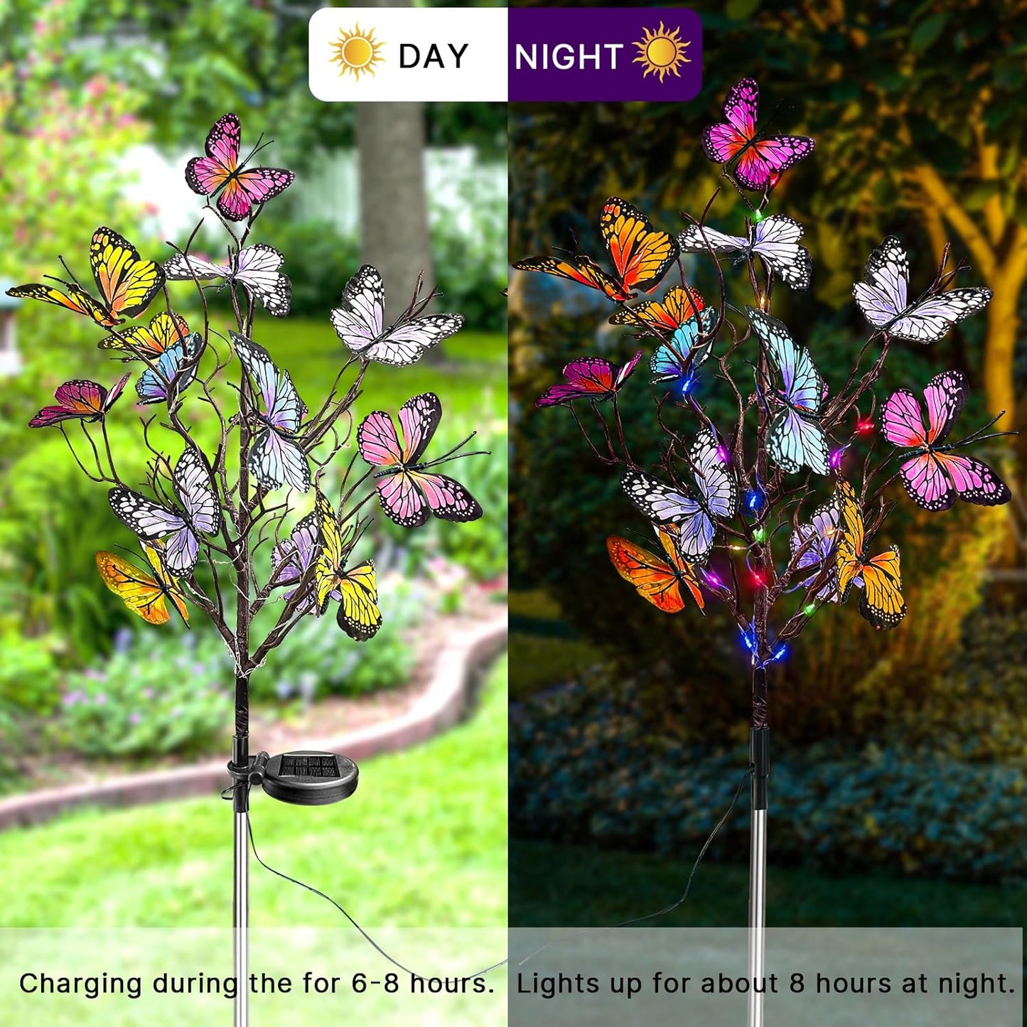 💥Hot Sale 🔥Solar Outdoor Butterfly Lights🦋