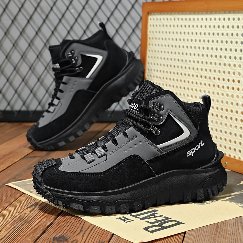 ⏰LAST DAY-70% OFF🛒)Men's Outdoor Hiking Boots - Waterproof, Non-Slip, Puncture-Proof And Smash-Proof;