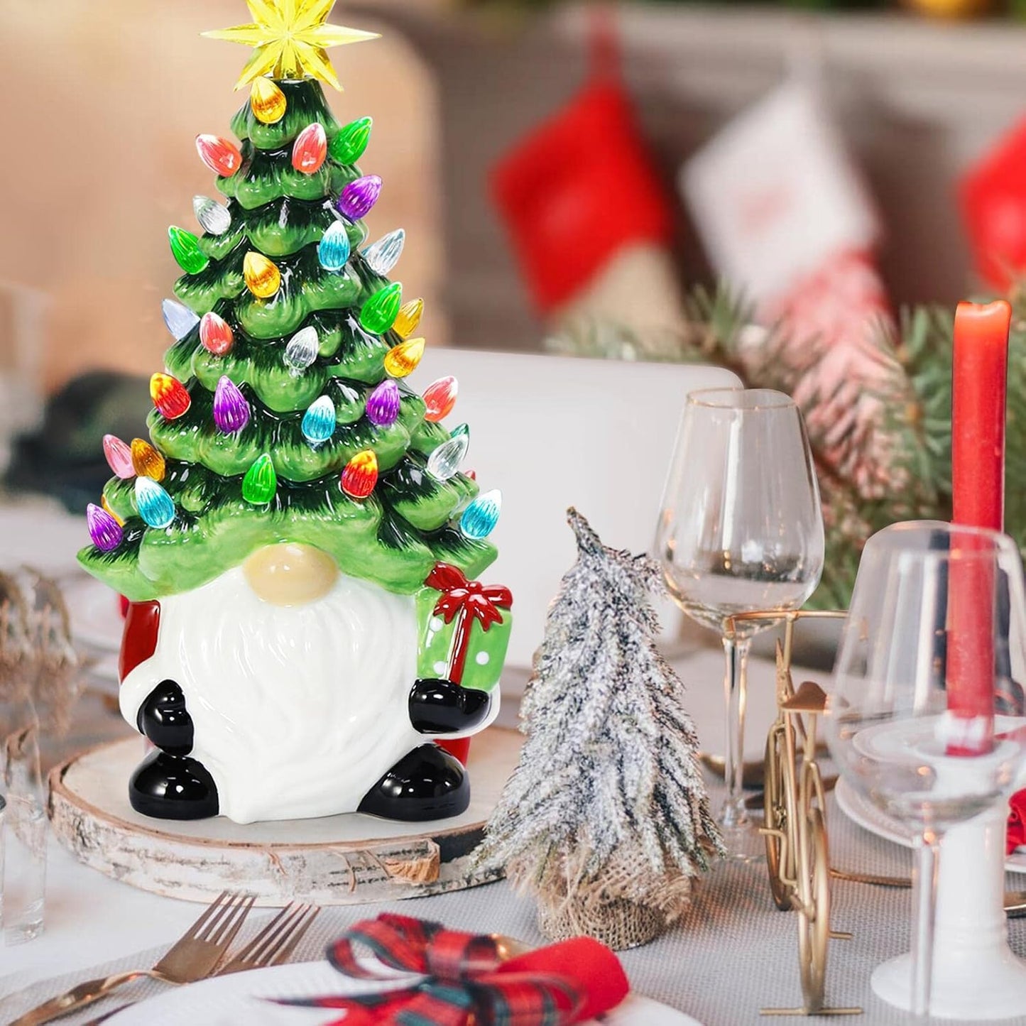 🔥HOT SALE 50% OFF🎄DIY Lighted Gnome Tree - Best Gift For Family