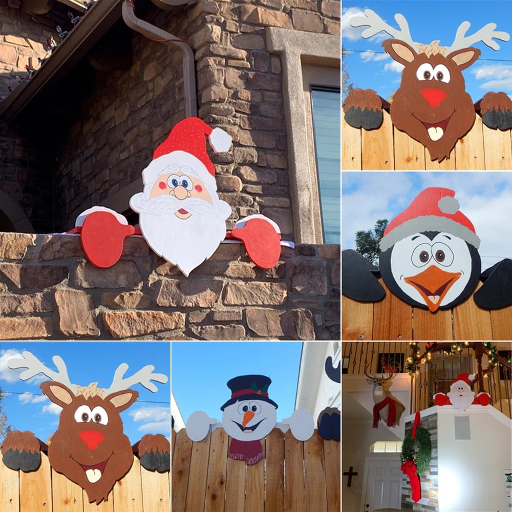 🔥Garden Christmas decoration wooden plaque