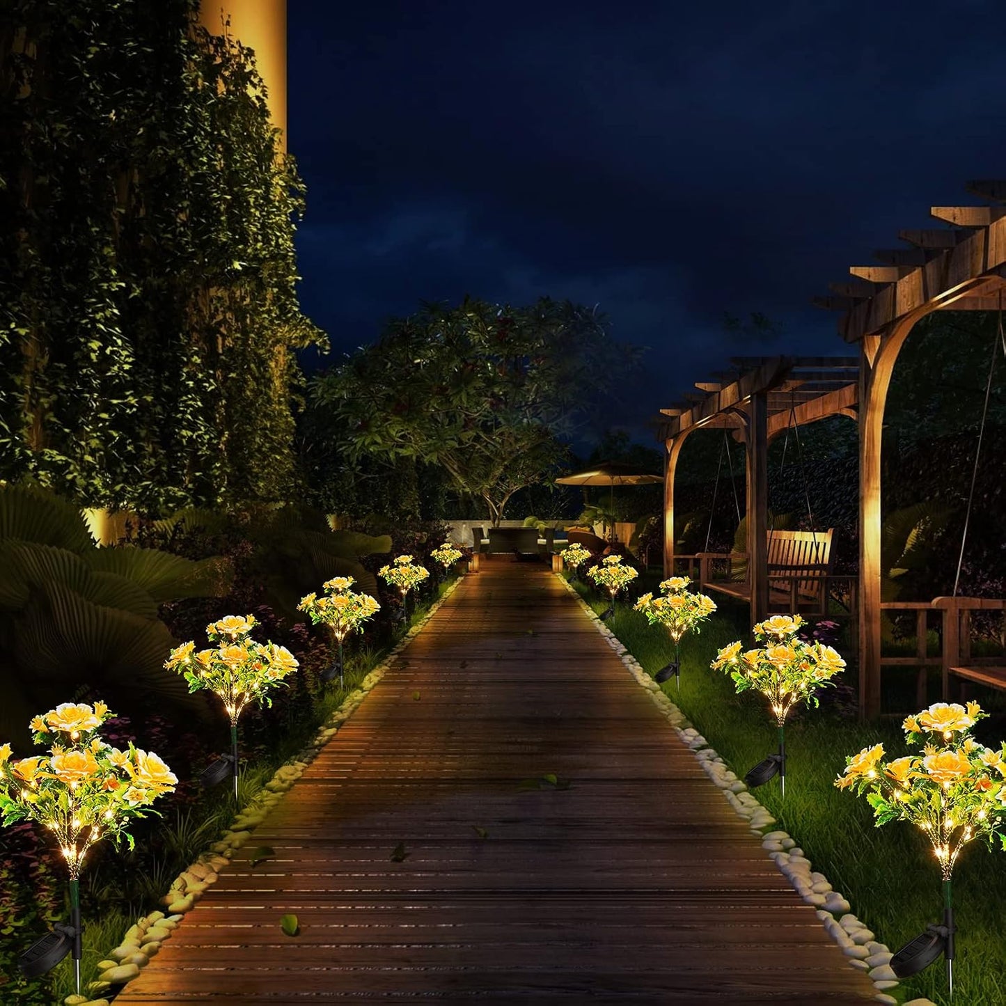 🔥Hot Sale-49% OFF🔥Carnation Solar Lights🎉