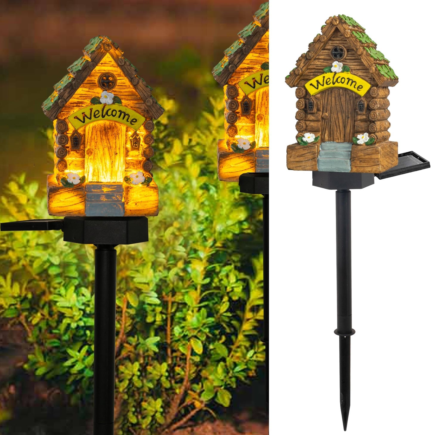 🏠2025 Spring Hot Sale✨Dazzle Bright Solar Mushroom Lights Fairy Garden Lights