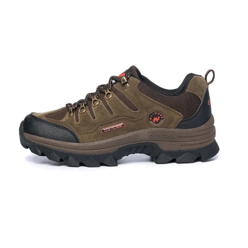 Men's Genuine Leather Comfy Arch Support  Hiking Orthopedic Shoes