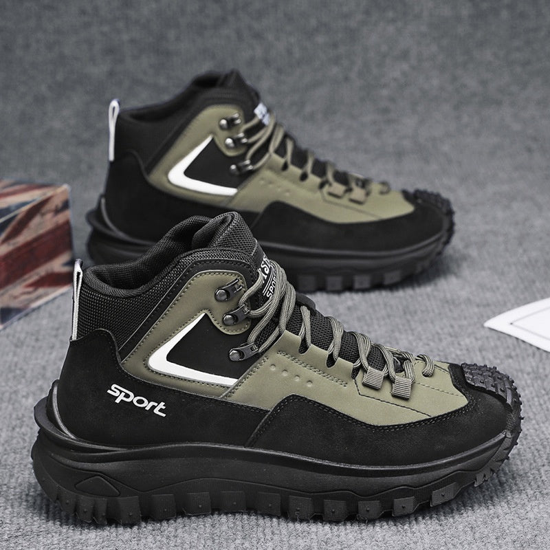 ⏰LAST DAY-70% OFF🛒)Men's Outdoor Hiking Boots - Waterproof, Non-Slip, Puncture-Proof And Smash-Proof;