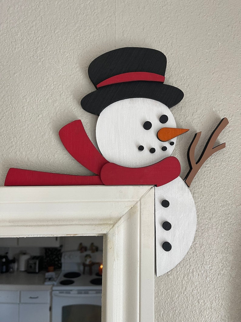 🎅2024 Christmas Gift 50% Off--Metal Christmas Door Topper