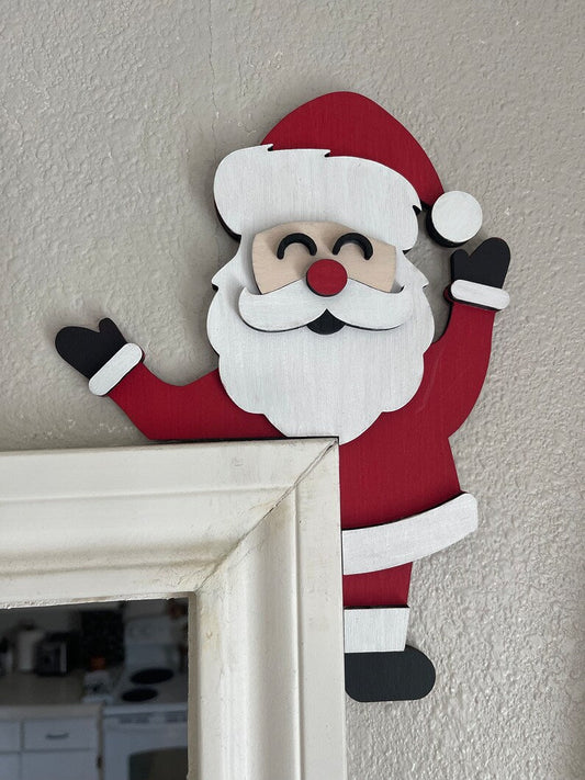 🎅2024 Christmas Gift 50% Off--Metal Christmas Door Topper