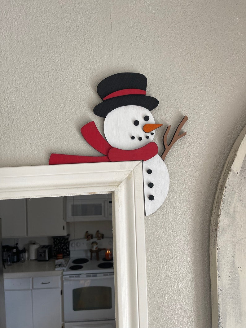 🎅2024 Christmas Gift 50% Off--Metal Christmas Door Topper