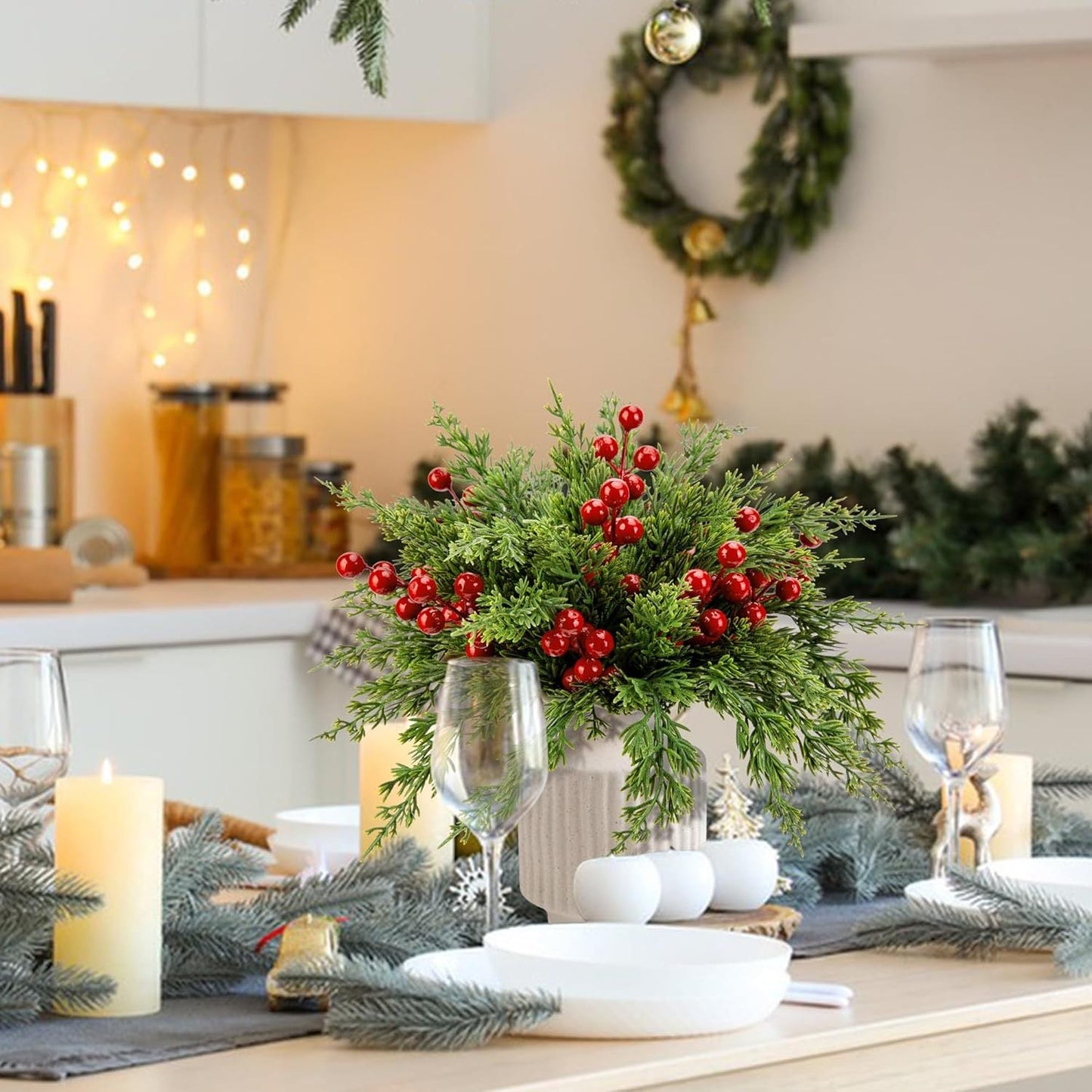 🔥Only $7.99🔥The Best Holiday Greenery - Realistic Norfolk Pine Stems