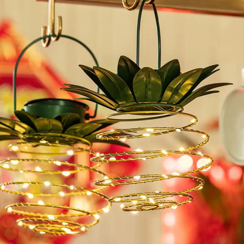 🔥Hot Sale-48% OFF🔥 Outdoor Solar Hanging Pineapple Lights🍍✨