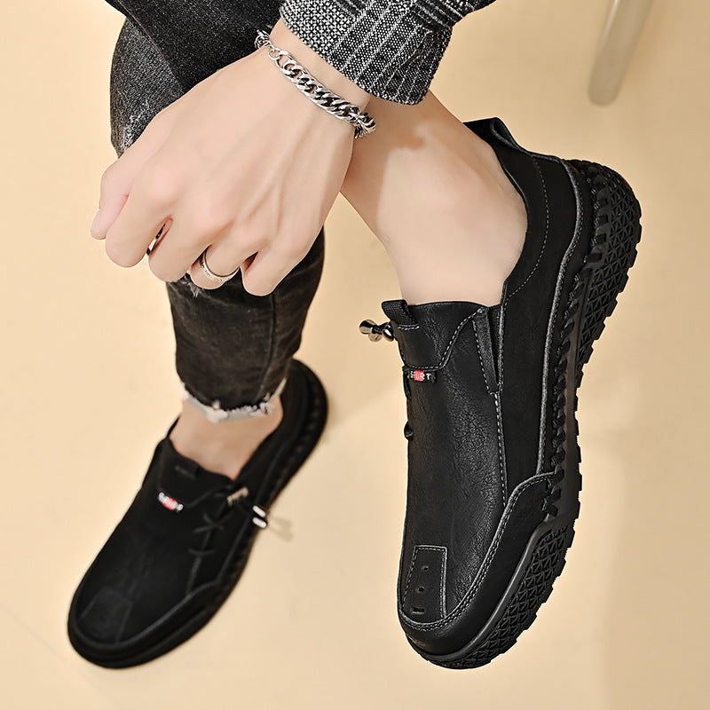 Behavory™⏰Promotion - 70% OFF🔥Men's Handmade Genuine Leather Glue-Free Slip-on Orthopedic Shoes