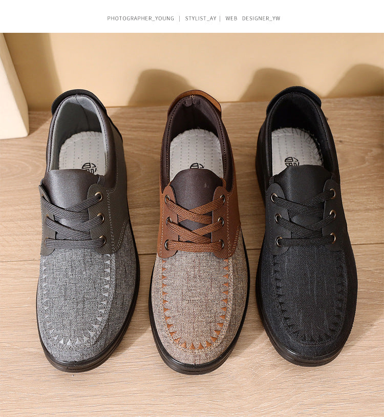 Men's Breathable Lightweight Lace Up Loafers Walking Shoes (Limited 50%off)