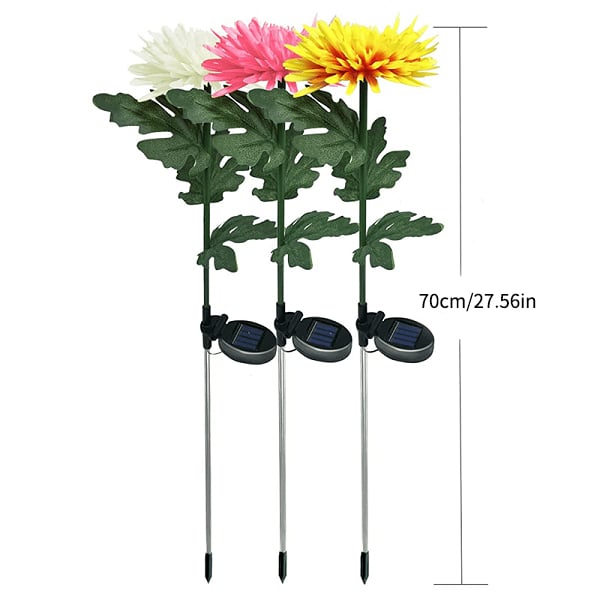 🔥Hot Sale-49% OFF🔥Outdoor Solar Chrysanthemum Garden Light✨