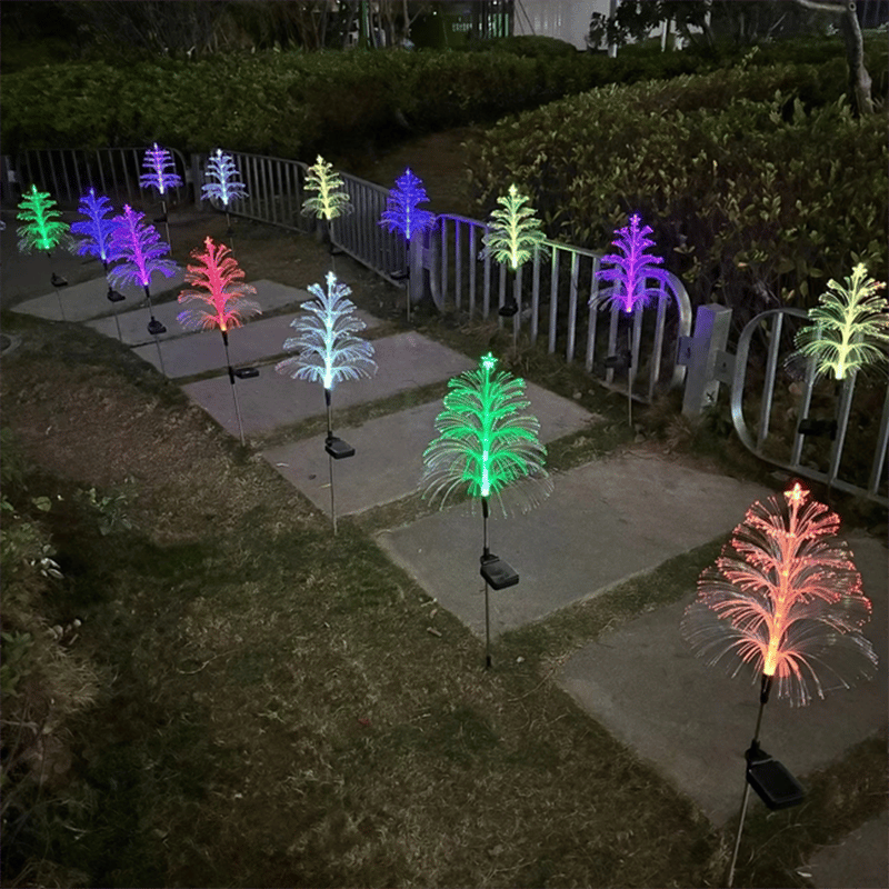 Seven Colors Gradient Solar Christmas Tree Lights
