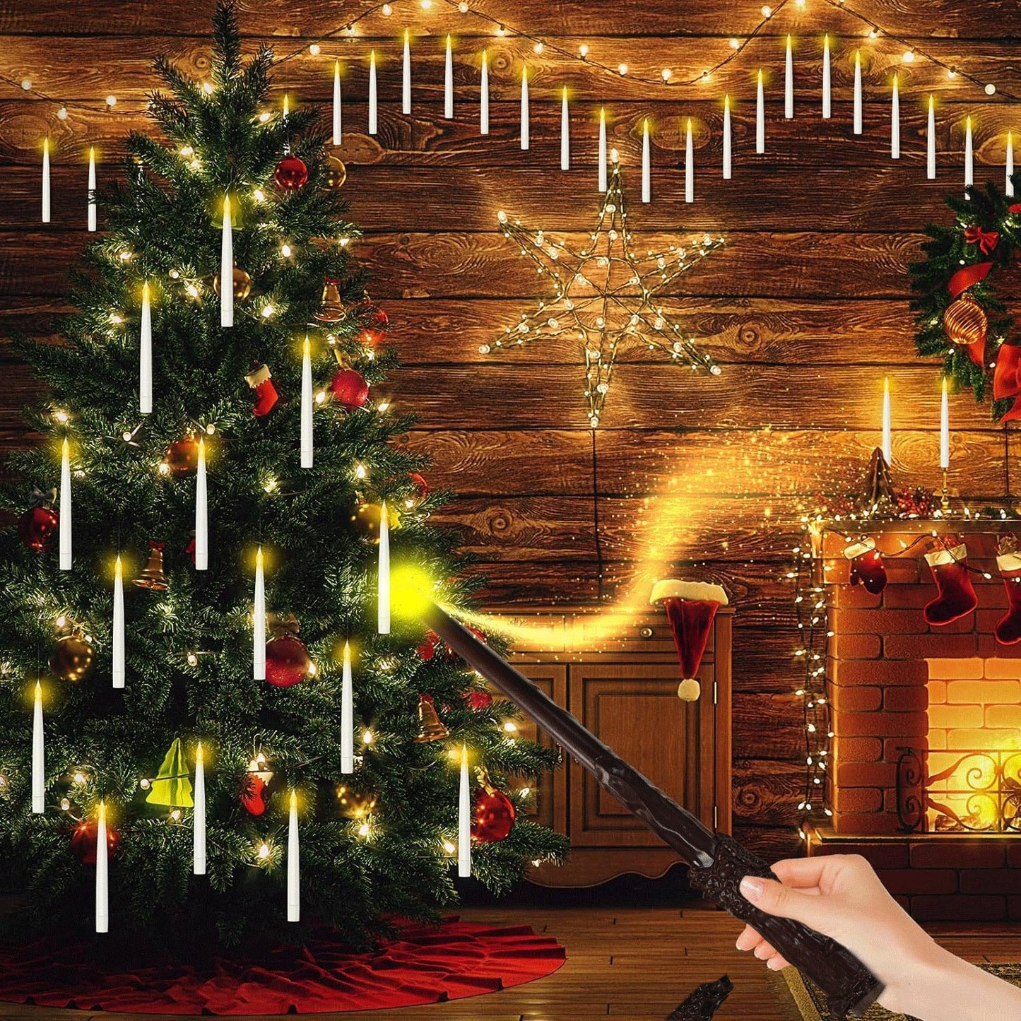 🧙Flameless Floating Candle Lights✨