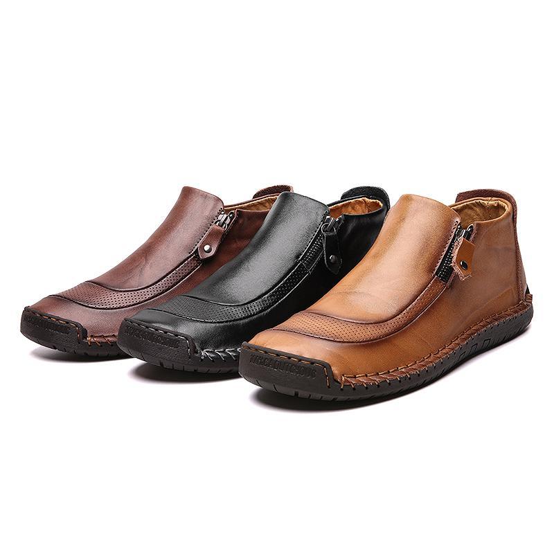 Men of high men's shoes by hand for outdoor leisure shoes boots
