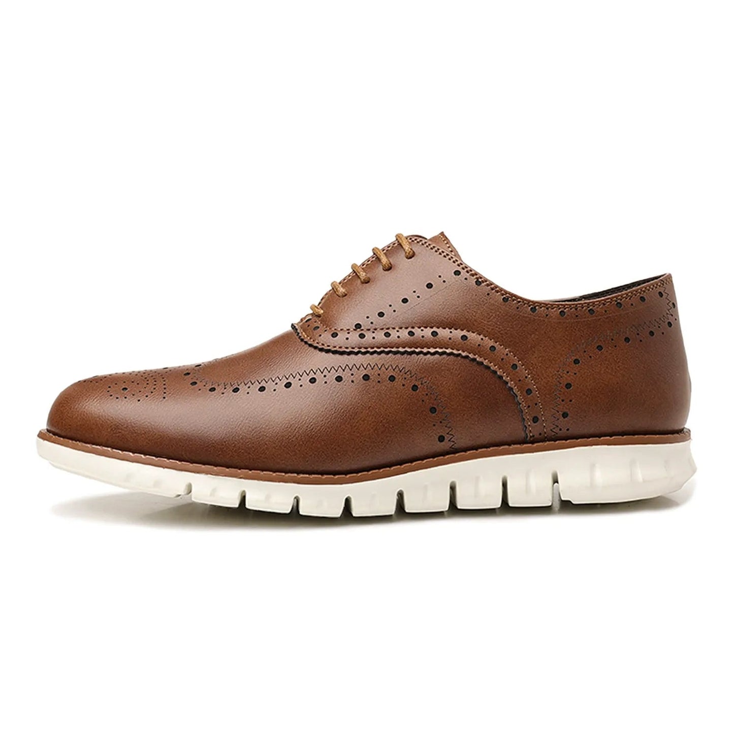 ⏰Promotion 70% OFF - Men's orthopedic comfortable genuine leather carved Oxford shoes