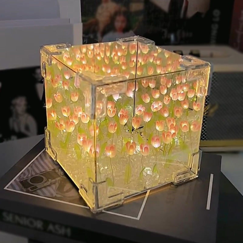 🎁Mother's Day Hot Sale-DIY Tulip Mirror Light