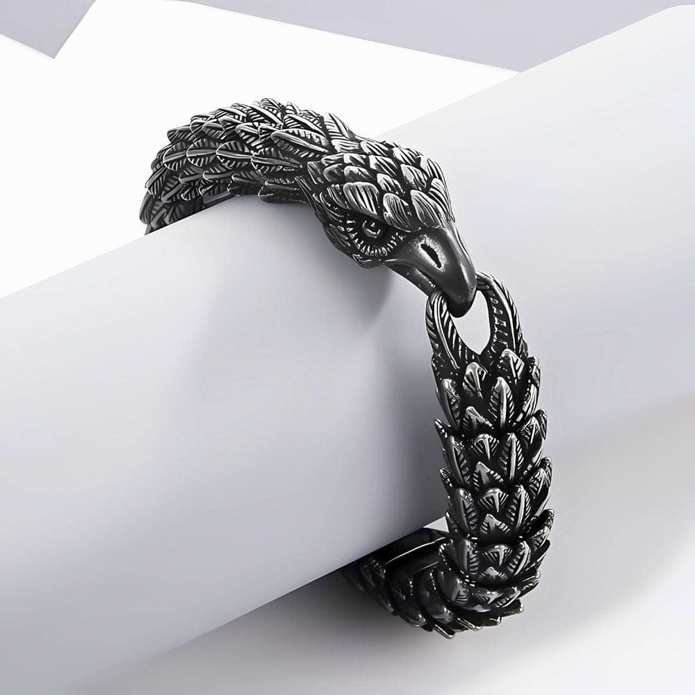 💸The Key to Limitless Wealth - Shadow Scale Eagle Head Bracelet🦅